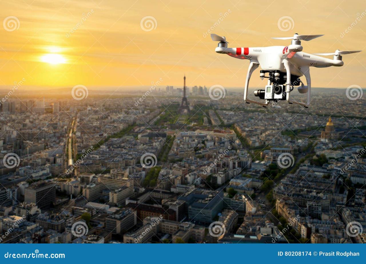 Drone in paris