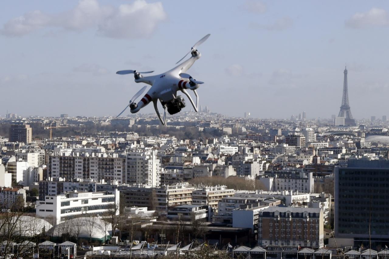 Drone in paris