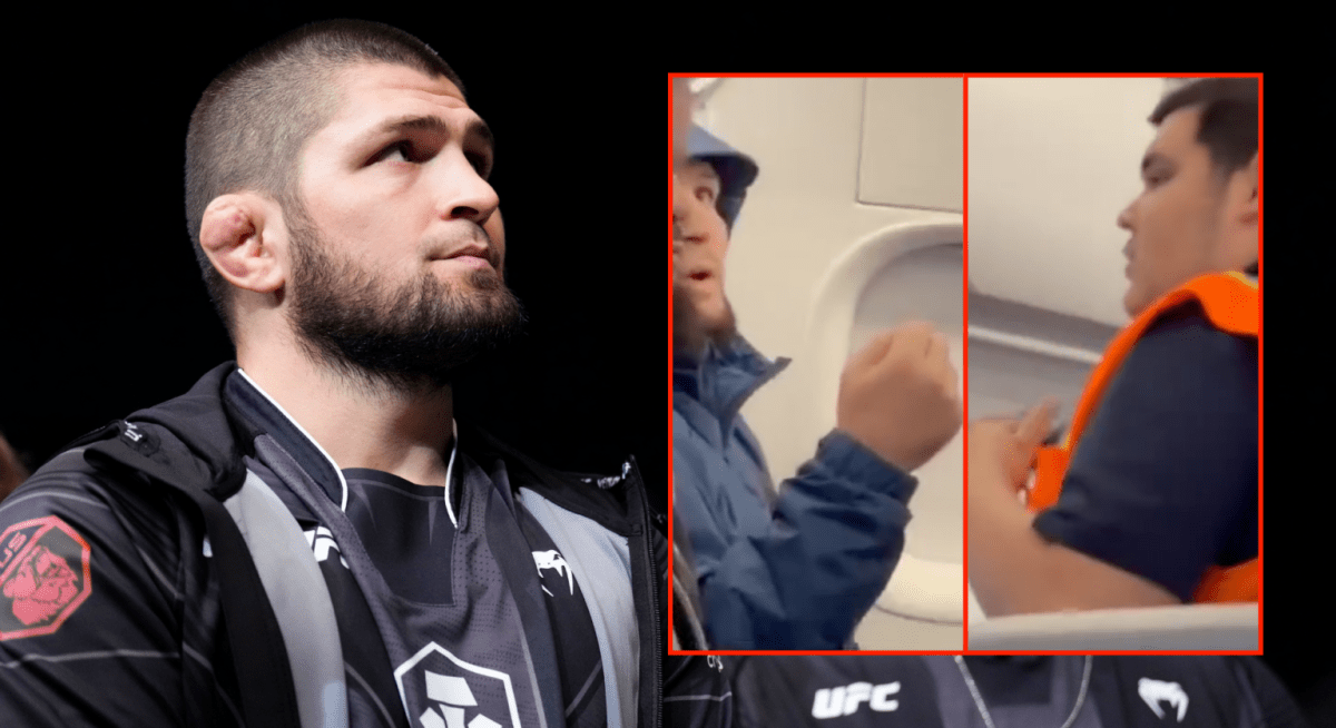 Khabib plane video